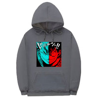 Ruffy und Zorro Hoodie Dunkelgrau