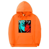 Ruffy und Zorro Hoodie Orange