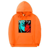 Ruffy und Zorro Hoodie Orange