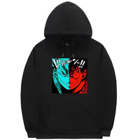 Ruffy und Zorro Hoodie Schwarz