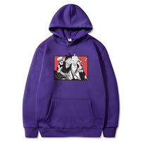 Ruffy Wano Hoodie Lila