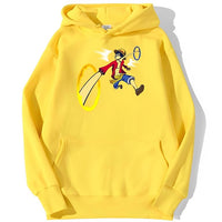 Ruffys Hands Crossing Hoodie Gelb