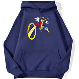 Ruffys Hands Crossing Hoodie Marineblau