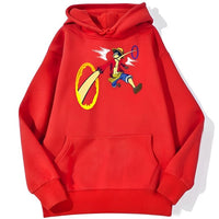 Ruffys Hands Crossing Hoodie Rot