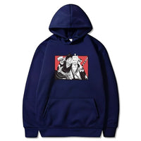 Ruffytaro und Zorrojuro Hoodie Marineblau