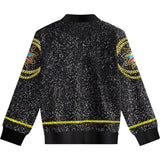 Rumi Jacke Schwarz Gold Kinder Fan Kostuem