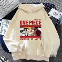 Rx Monkey D. Ruffy Hoodie Beige