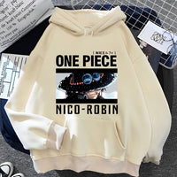 Rx Nico Robin Hoodie Beige