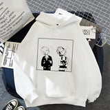 Sanji und Lysop Hoodie Weiß