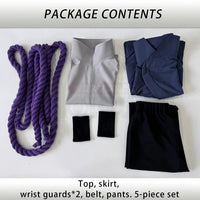 Sasuke Kostüm Set Ruckseite