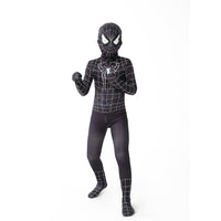 Schwarz Spiderman Kostüm