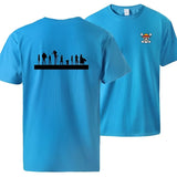 Shadows T-Shirt Hellblau