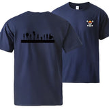 Shadows T-Shirt Marineblau