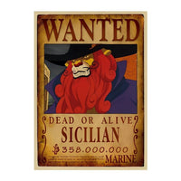 Sicilian Wanted Poster