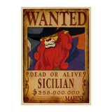 Sicilian Wanted Poster