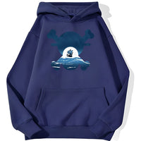 Skull Merry Hoodie Marineblau