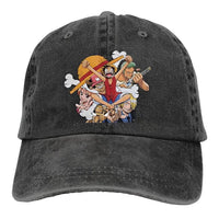 Skull Mugiwara Cap Schwarz