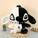 Stitch Schwarz Weiß Plüschtier