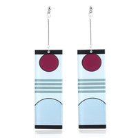 Demon Slayer Cosplay Tanjiro Ohrringe Ohrstecker Hellblau