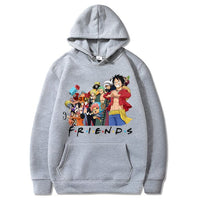 The Mugiwara Bunch Hoodie Grau