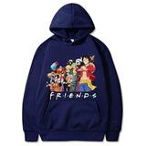 The Mugiwara Bunch Hoodie Marineblau