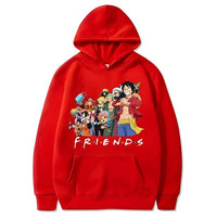 The Mugiwara Bunch Hoodie Rot