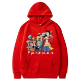 The Mugiwara Bunch Hoodie Rot