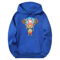 Tony Chopper Hoodie Blau