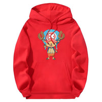 Tony Chopper Hoodie Rot