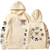 Totenkopf Hoodie Beige