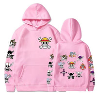 Totenkopf Hoodie Rosa