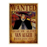 Van Auger Wanted Poster