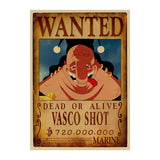 Vasco Shot Wanted Poster