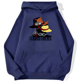 We Are Brothers Hoodie Marineblau