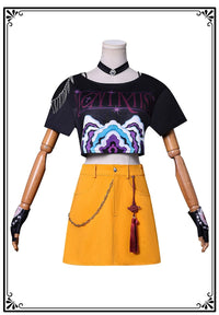 Zoey Kpop Demon Hunters Kostuem Fasching