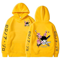 Zorro Cherry Tree Hoodie Gelb