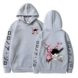 Zorro Cherry Tree Hoodie Grau