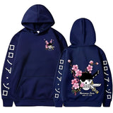 Zorro Cherry Tree Hoodie Marineblau