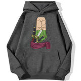 Zorro Chest Hoodie Dunkelgrau