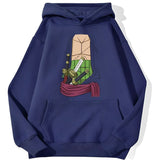 Zorro Chest Hoodie Marineblau