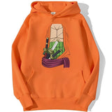 Zorro Chest Hoodie Orange