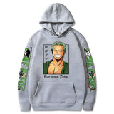 Zorro Smile Hoodie Grau