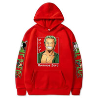 Zorro Smile Hoodie Rot