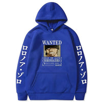Zorro Wanted Hoodie Blau