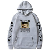 Zorro Wanted Hoodie Grau