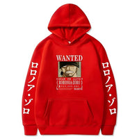 Zorro Wanted Hoodie Rot